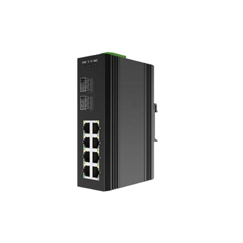 RyaCom45-2FX6TX非网管2千兆光8百兆电POE工业交换机