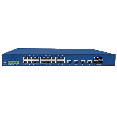 Rya Com6126 系列千兆网管型机架式工业级以太网交