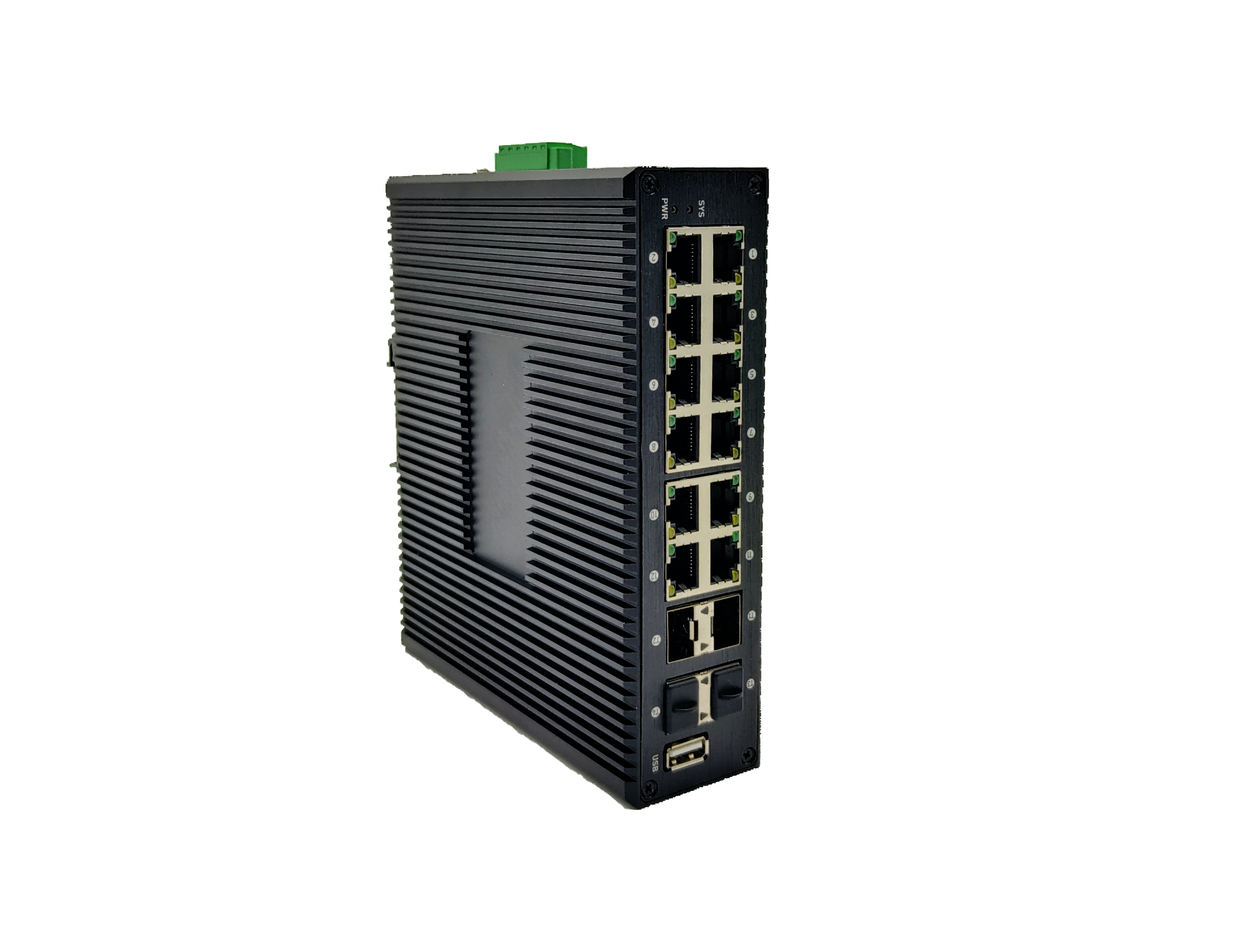 IES5200-12GT4GS-2LV系列全千兆三层网管PoE交换机